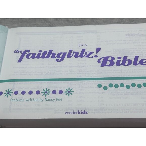 Tniv the Faithgirlz! Bible Holy Book by Nancy Rue Hardcover 2006 - Picture 5 of 9
